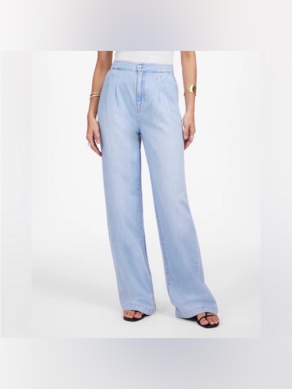 Madewell The Curvy Harlow Wide-Leg Trouser Jean Size 28 NWT - Picture 3 of 16